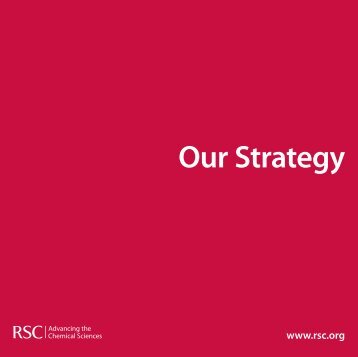 Our Strategy - Royal Society of Chemistry