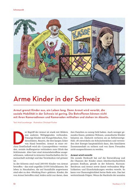 Arme Kinder in der Schweiz - Caritas Bern