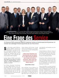 Eine Frage des Service - EFM Versicherungsmakler AG