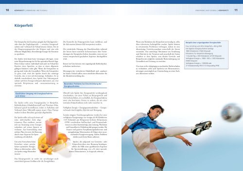 F-MARC Ernährung und Fussball - FIFA.com