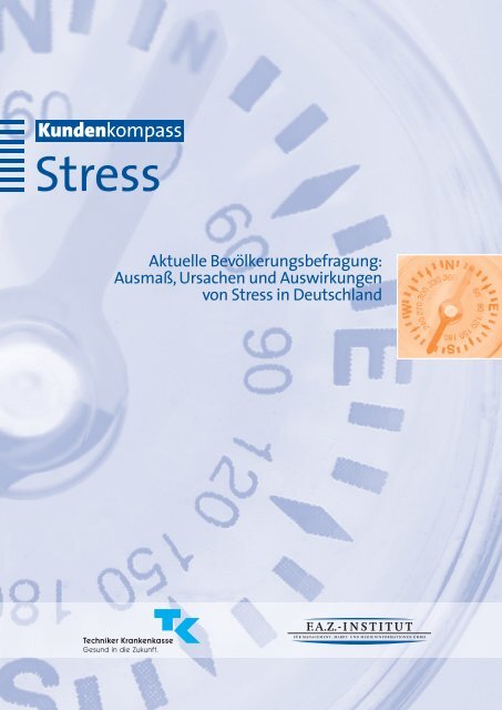 Studie: Kundenkompass Stress - Techniker Krankenkasse