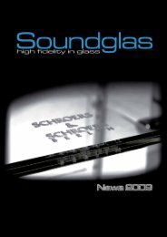 Soundglas Bases - Audio Möbel