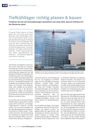 Tiefkühllager richtig planen & bauen - PUNKTEINS GmbH