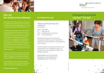 Lokomat®-Therapie - Kinderzentrum München