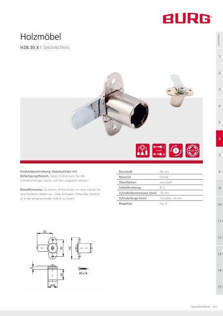 Katalog Möbelschlösser ca. 14MB - Burg