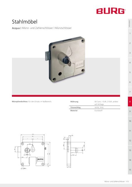 Katalog Möbelschlösser ca. 14MB - Burg