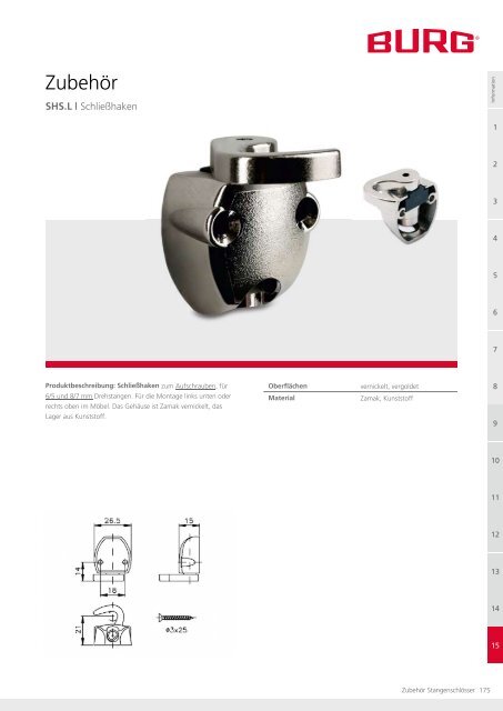 Katalog Möbelschlösser ca. 14MB - Burg