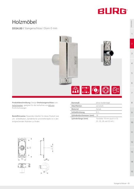 Katalog Möbelschlösser ca. 14MB - Burg