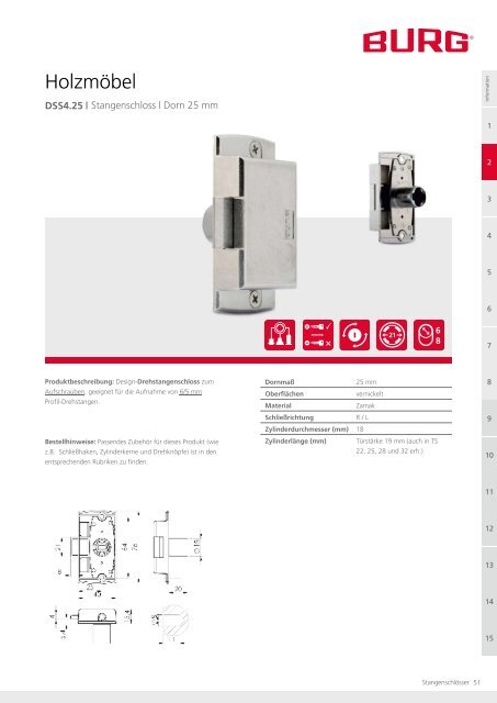 Katalog Möbelschlösser ca. 14MB - Burg