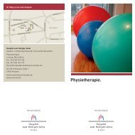 Physiotherapie. - Hospital zum Heiligen Geist