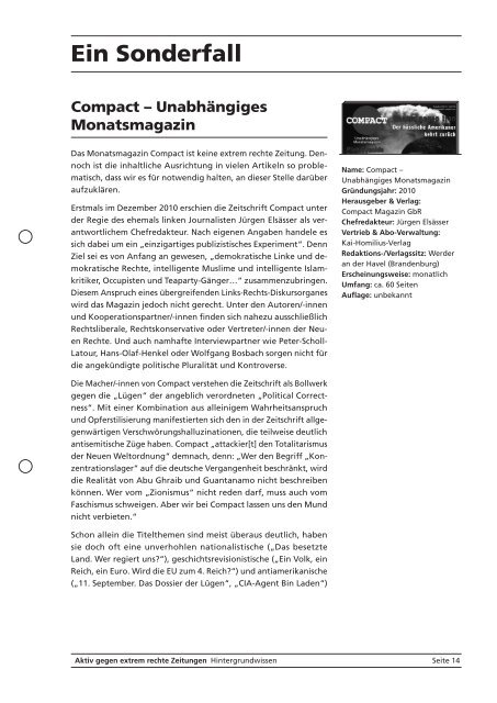 (PDF) AKTIV gegen extrem rechte Zeitungen - www.aktiv-gegen ...
