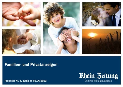 Familien- und Privatanzeigen - Rhein-Zeitung