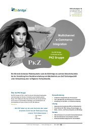 Multichannel e-Commerce Integration PKZ Gruppe - E2E