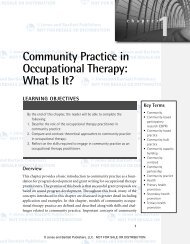Community Practice in Occupational Therapy - Jones & Bartlett ...