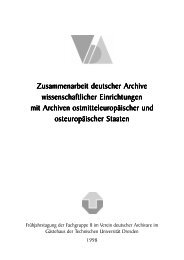 Zusammenarbeit deutscher Ar Zusammenarbeit deutscher Archive ...