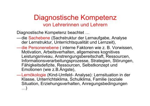 Studienseminar Koblenz Pädagogische Diagnostik und ...