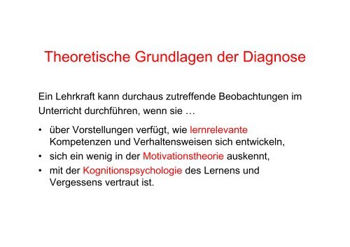 Studienseminar Koblenz Pädagogische Diagnostik und ...