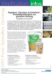 DSM-Artikel Rapidase Glucalees & Extraferm - Max F. Keller  GmbH