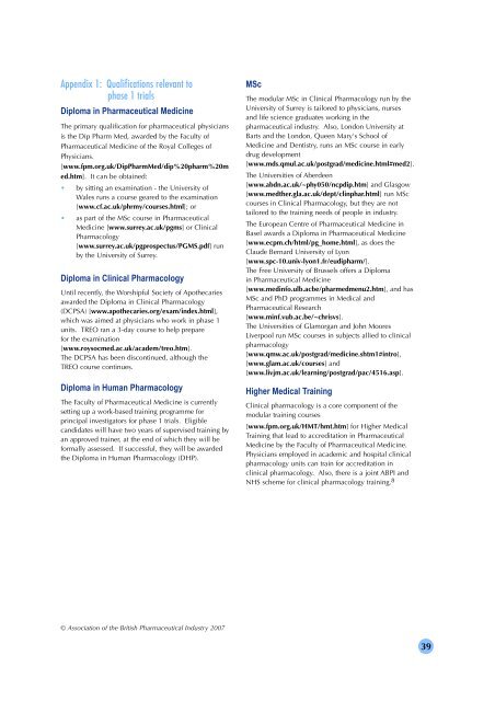 ABPI Guidelines for Phase 1 Clinical Trials (PDF