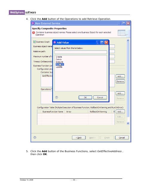 IBM WebSphere Adapter for JD Edwards EnterpriseOne Quick Start ...