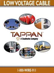 LOW VOLTAGE CABLE - tappan wire & cable