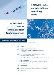 A network - imPlus your international consulting Ein Netzwerk ...