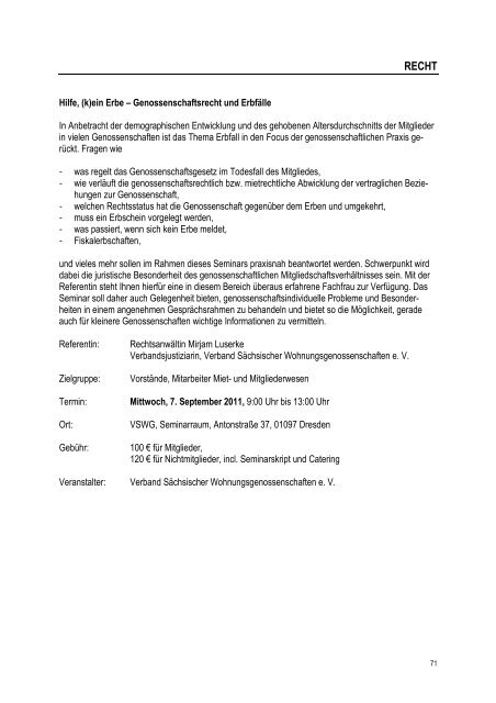 Seminarprogramm April bis Semptember komplett - RDM ...