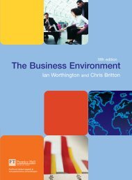 The Business Environment - Index of