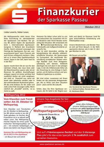 Finanzkurier - Sparkasse Passau