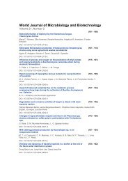 World Journal of Microbiology and Biotechnology