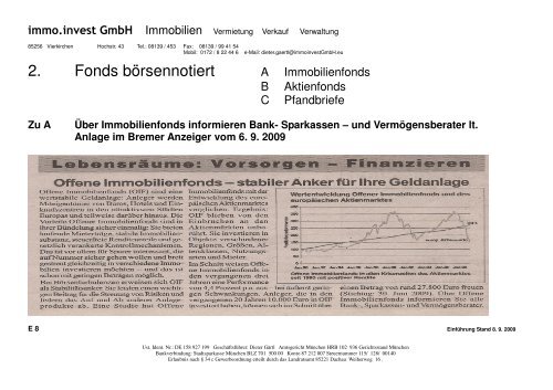 immo.invest GmbH Immobilien Vermietung Verkauf Verwaltung