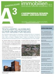 immobilien A³ 02/11 - im Wirtschaftsraum Augsburg.