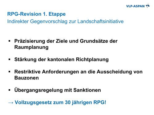 Raumkonzept Schweiz und Revision des ... - Fricktal