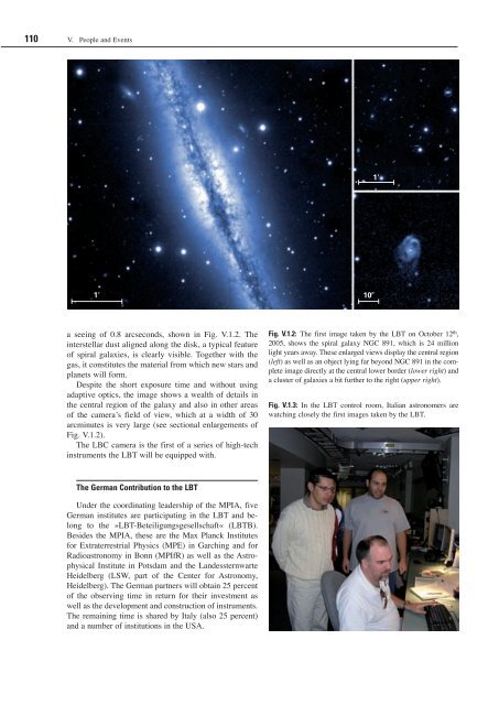 Max Planck Institute for Astronomy - Annual Report 2005