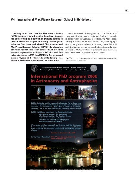 Max Planck Institute for Astronomy - Annual Report 2005