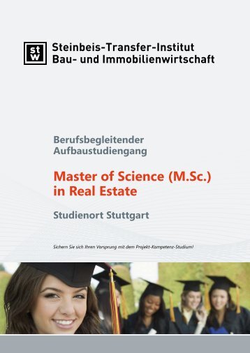 Master of Science (M.Sc.) in Real Estate - Steinbeis-Transfer-Institut ...