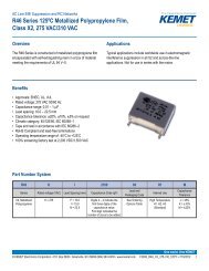 R46 125 C Series - Kemet