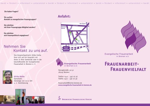 Flyer der Ev. Frauenarbeit in Bremen e. V - Bremische Evangelische ...