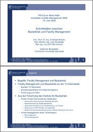 Schnittstellen zwischen Baubetrieb und Facility Management - IP ...
