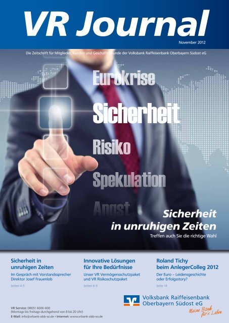 Download als PDF (4,55 MB) - Volksbank Raiffeisenbank ...