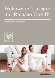 Wohnwerte à la carte im „Romano Park II“ - PATRIZIA Immobilien AG