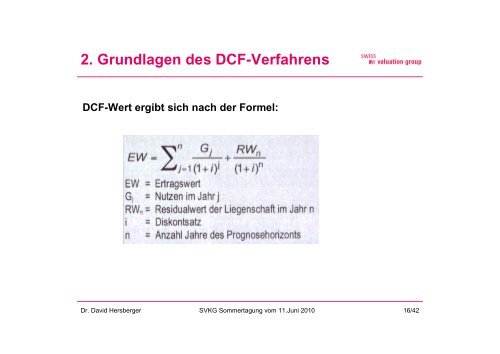 Das DCF-Verfahren - SVKG