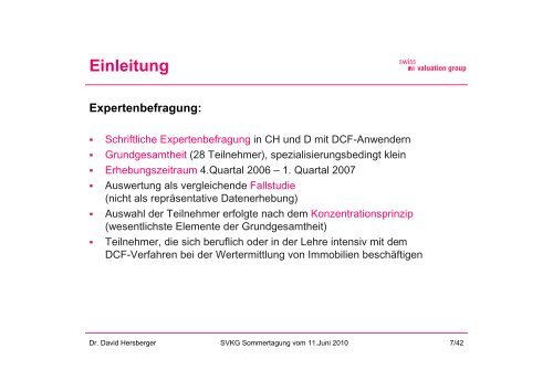 Das DCF-Verfahren - SVKG