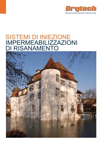 Sistemi di iniezione impermeabilizzazioni di risanamento - Drytech