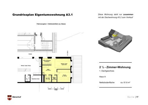Verkaufsdokumentation Bärenhof Elgg (im pdf 4MB)