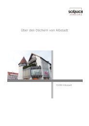 Über den Dächern von Albstadt - Schaich Immobilien