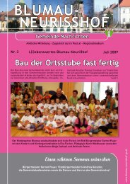 Gemeindezeitung vom Juli 2009 - Blumau Neurißhof