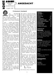 Ausgabe 1/2007 - Ev.-luth. Kirchengemeinde Walkenried
