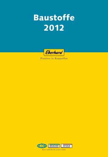 Baustoffe 2012 - Eberhard