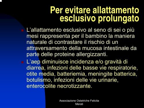 Perchè svezzare? - Ostetriche Felicita Merati